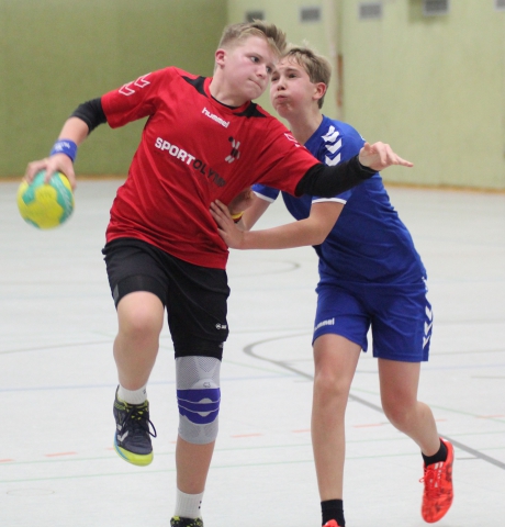 Jarno Bürgin war zweimal erfolgreich, glänzte aber auch und vor allem als Verhinderer gegnerischer Torchancen. (Foto: Heidrun Riese)