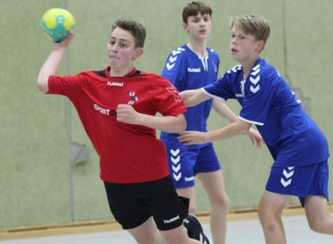 Luka Scholz und die C1-Jugend der Handballfreunde überzeugten in der ersten Qualifikationsrunde zur Verbandsliga. (Foto: Heidrun Riese)