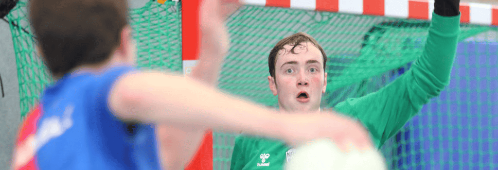 Bärenstarker Rückhalt: Clemens Lodde hielt den Kasten der HSG NRG sauber. Bild von Clemens Lodde