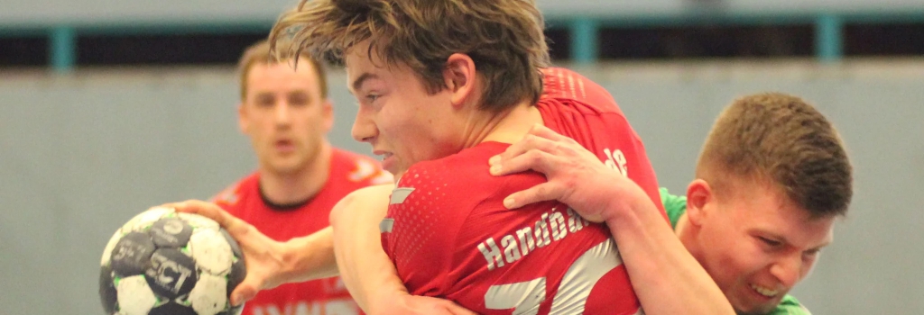 Moritz König erzielte neun Tore für die Handballfreunde Reckenfeld/Greven. Foto: Heidrun Riese.