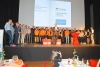 Vereinte Sportler-Gemeinde: Alle Nominierten genossen die Feier im Ballenlager.. Foto: Stefan Bamberg